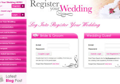 Login Detials for Register Your Wedding